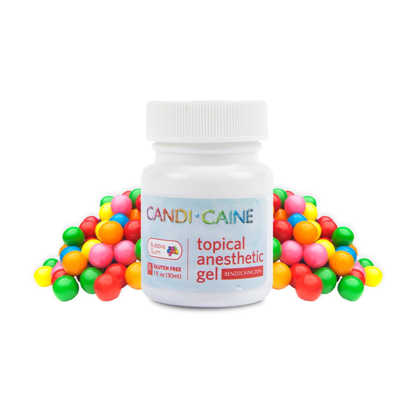 Dynamic Dental Candi Caine Topical Anesthetic Gel – 1 oz Bubble Gum Flavor