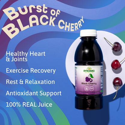 Dynamic Health Black Cherry Juice Concentrate - 100% Pure, No Additives (16 oz)