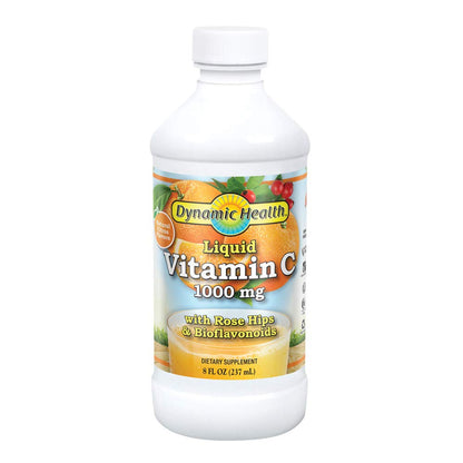 Dynamic Health Liquid Vitamin C – 1000 mg | Natural Citrus | 8 oz