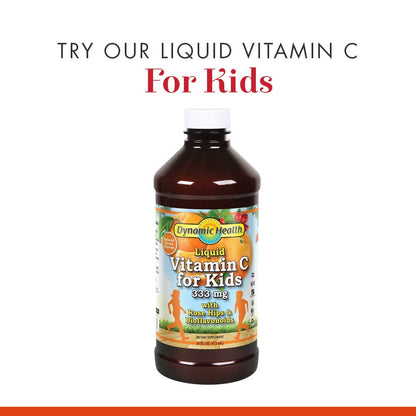 Dynamic Health Liquid Vitamin C – 1000 mg | Natural Citrus | 8 oz