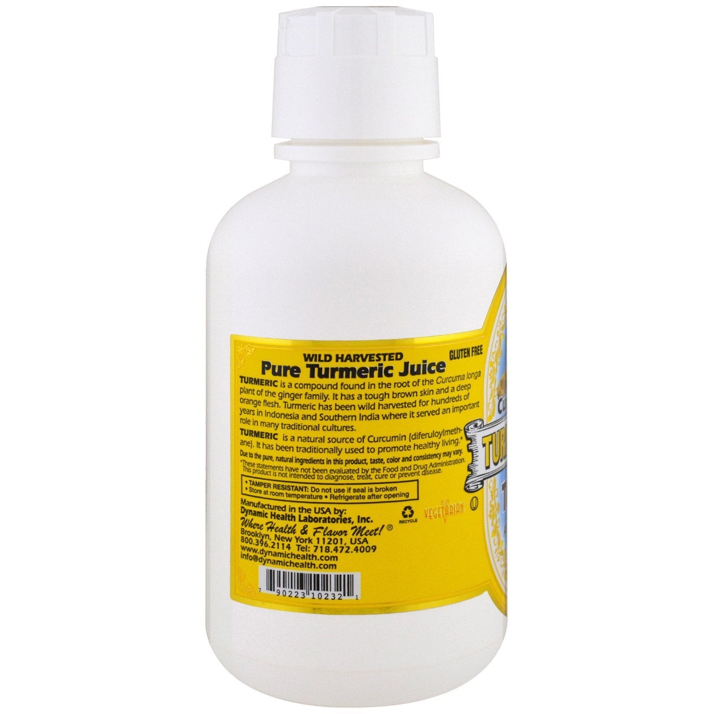 Dynamic Health Turmeric Gold - 16 oz Turmeric Juice, No Additives