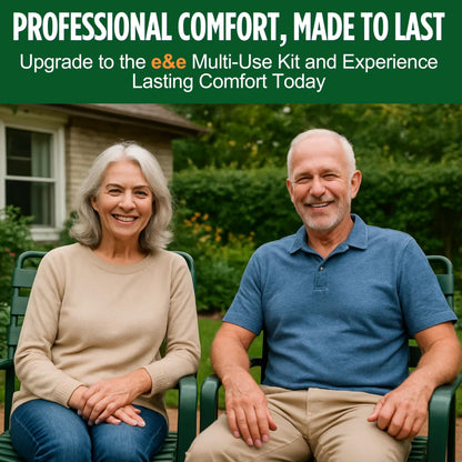 E&E Upper & Lower Denture Soft Reline Kit - At-Home Comfort & Fit