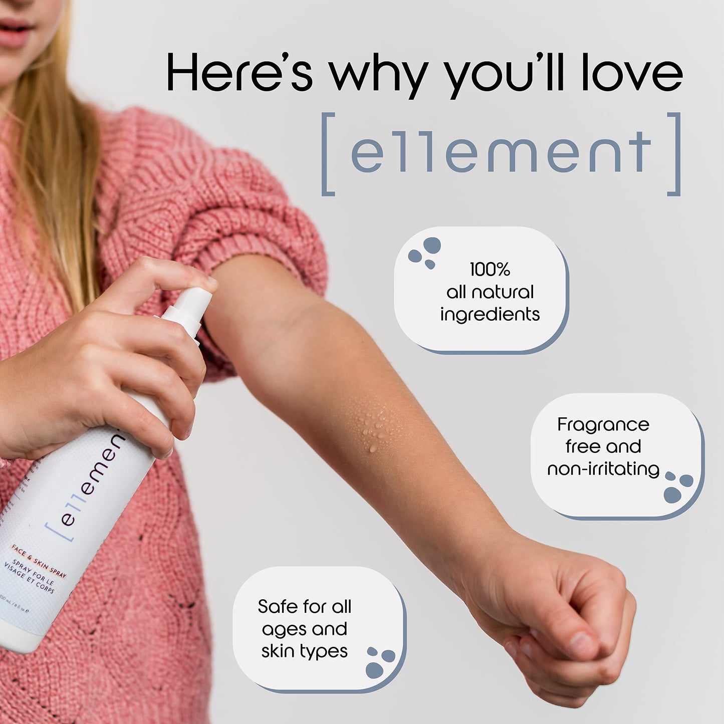 e11ement HOCL Face & Skin Spray — Safe for Acne, Eczema & Post-Procedure (2 oz)