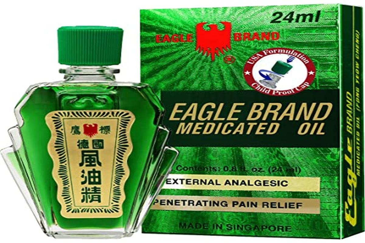 Eagle Brand Medicated Oil - 0.81 Fl Oz (Pack of 1)