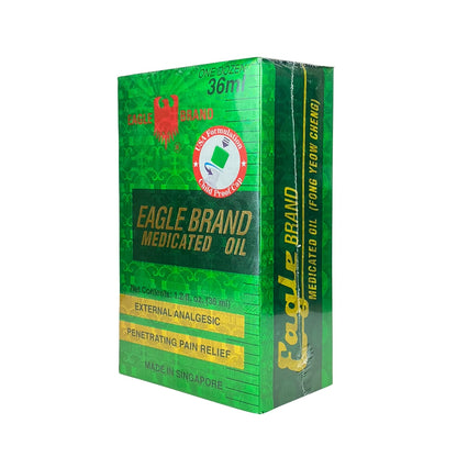 Eagle Brand Medicated Oil for Muscle Aches and Pains – 12 x 1.2 oz