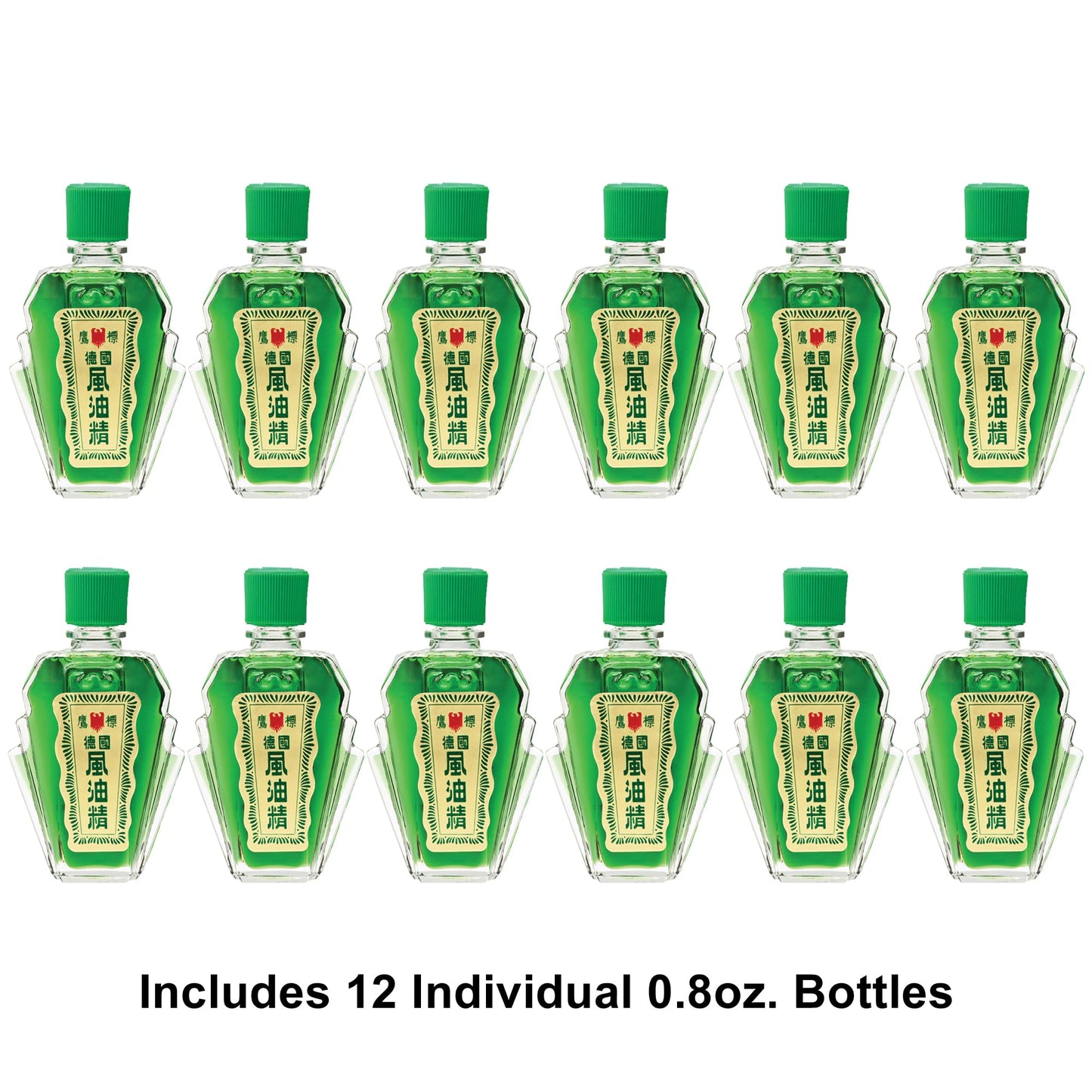 Eagle Brand Natural Medicated Oil – 12 x 0.8 oz Bottles