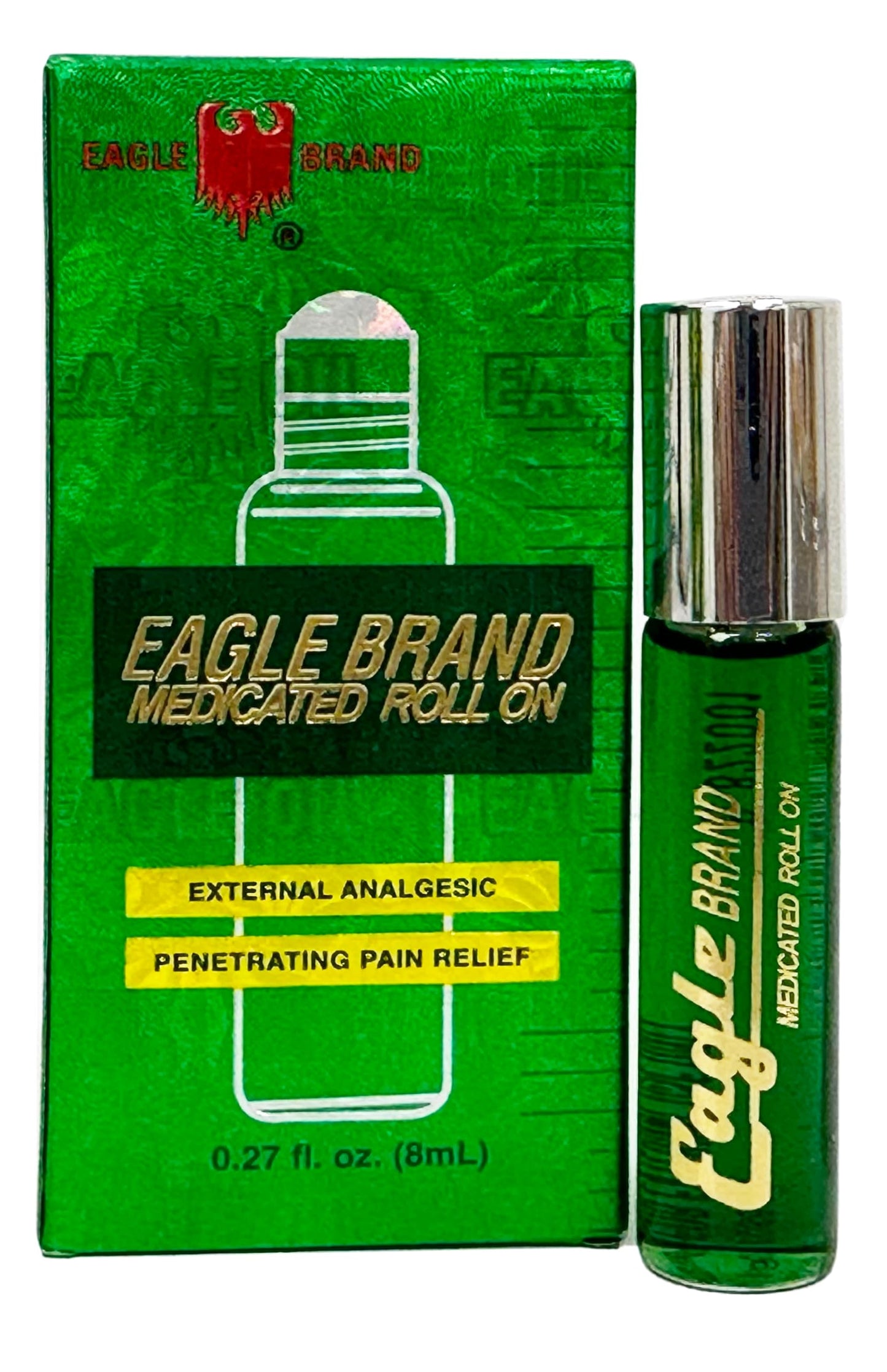 Eagle Brand Medicated Oil Roll-On – Dozen Pack (Pack of 12)