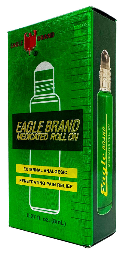 Eagle Brand Medicated Oil Roll-On – Dozen Pack (Pack of 12)