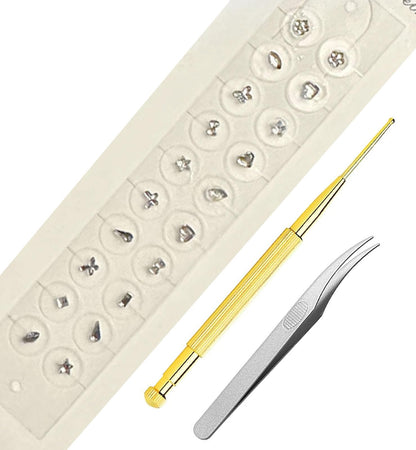 Ear Seeds Acupuncture Kit – Auriculotherapy for Balance & Wellness (Chart + Brass Probe)