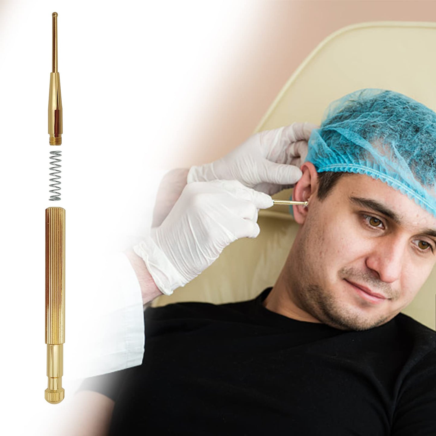 Ear Seeds Acupuncture Kit – 600 Pcs with Ear Points Chart & Tweezers