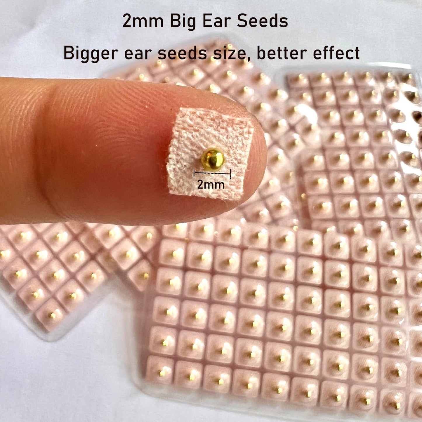 Ear Seeds Acupuncture Kit - 300 Pieces with Chart & Tweezers | Balance & Wellness