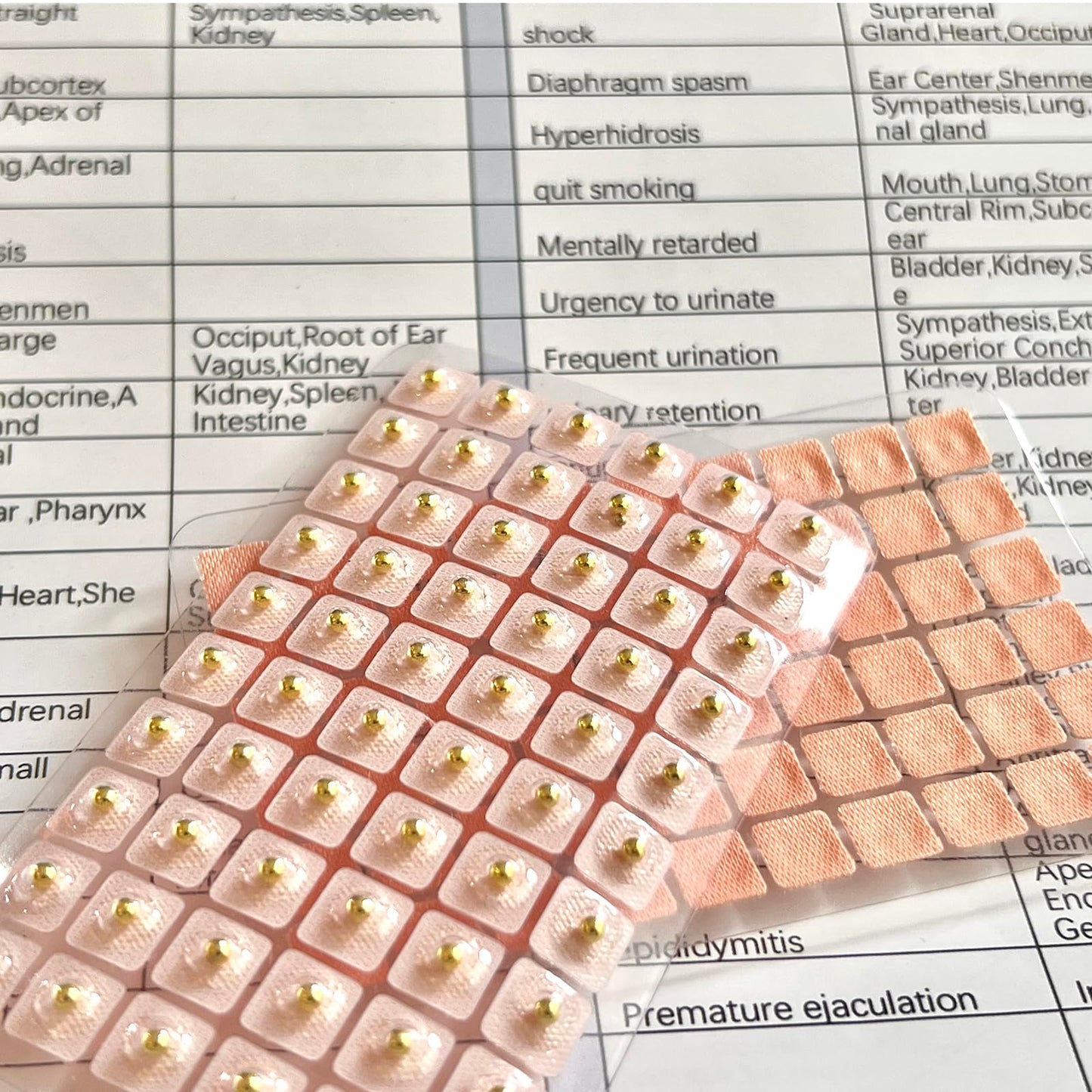 Ear Seeds Acupuncture Kit - 300 Pieces with Chart & Tweezers | Balance & Wellness