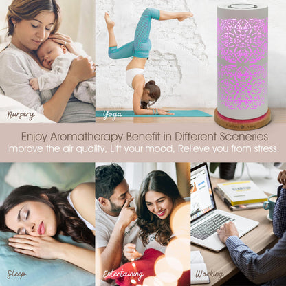Earnest Living Waterless Diffuser 100ml – Nebulizing Diffusion for Studio, Home, Office