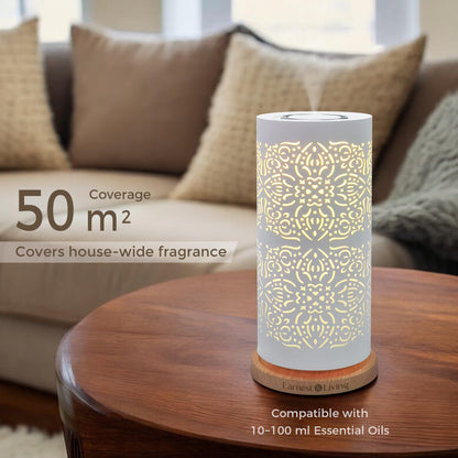Earnest Living Waterless Diffuser 100ml – Nebulizing Diffusion for Studio, Home, Office
