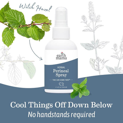 Earth Mama Postpartum Recovery Kit – Take Care Down There with Organic Perineal Balm & Herbal Perineal Spray (2-Piece)