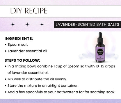 Earth N Pure Lavender Essential Oil – 100ml, 100% Natural & Therapeutic Grade