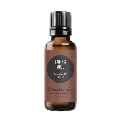 Earth & Wood Essential Oil Blend – 100% Pure (30 ml) | Edens Garden