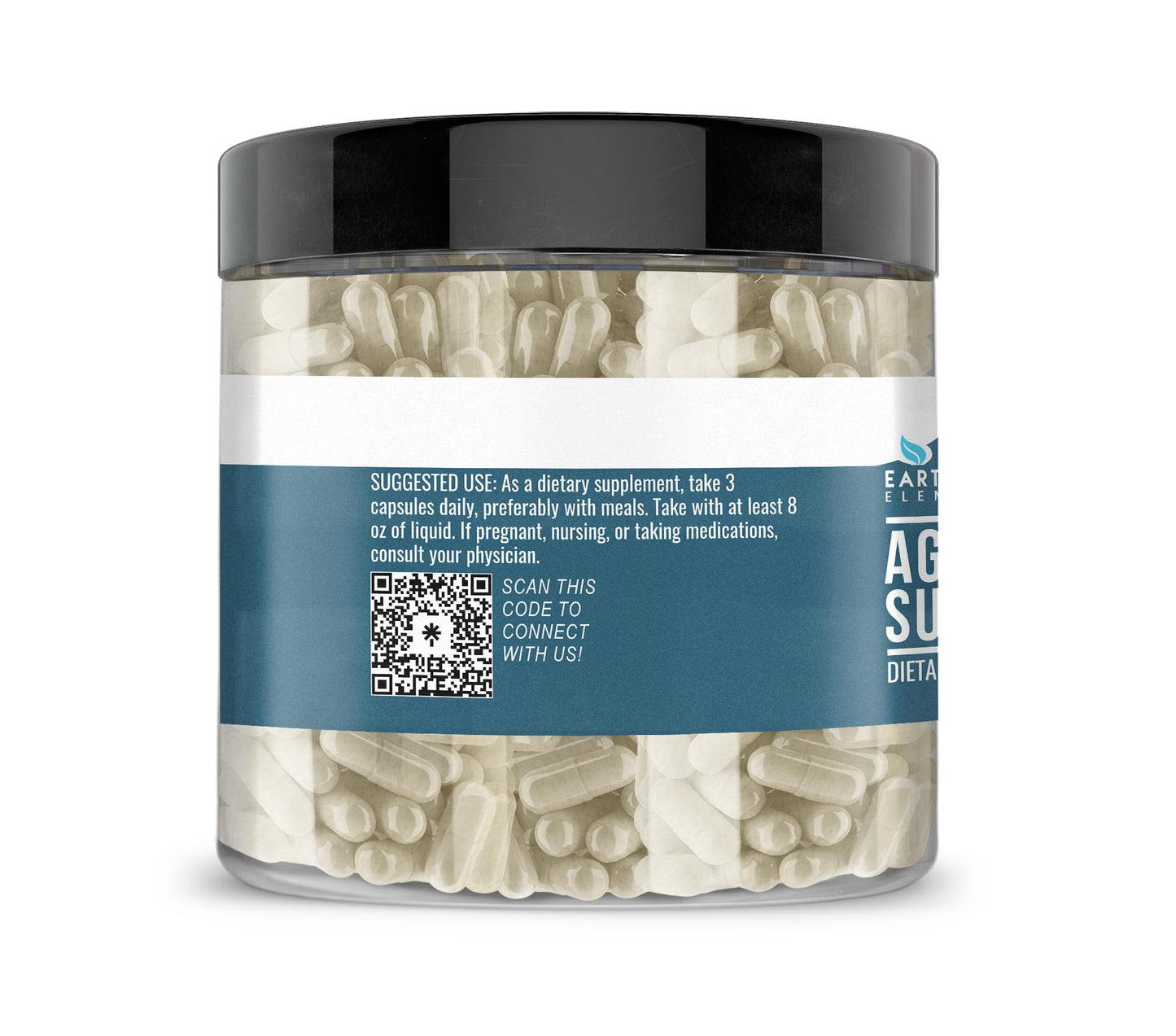 Earthborn Elements Agmatine Sulfate - 200 Caps | Pure & Undiluted, No Additives