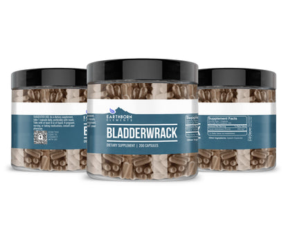Earthborn Elements Bladderwrack 200 Capsules – Pure, Undiluted, No Additives