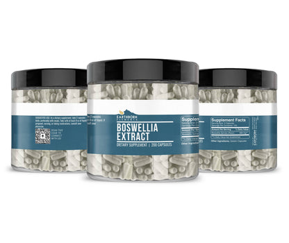 Earthborn Elements Boswellia Serrata Extract 200 Capsules - Pure & Undiluted, No Additives BritishVita | Premium UK Vitamins & Wellness Supplements