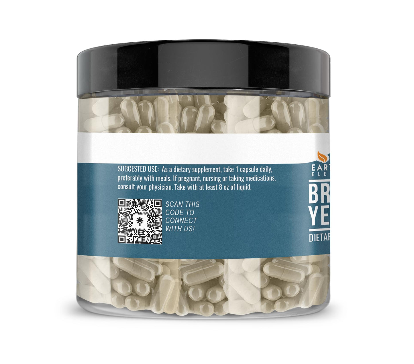 Earthborn Elements Brewer's Yeast 200 Capsules – Pure, No Additives