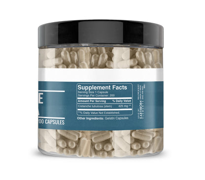 Earthborn Elements Cistanche Tubulosa 200 Capsules – Pure, No Fillers – Lab Verified