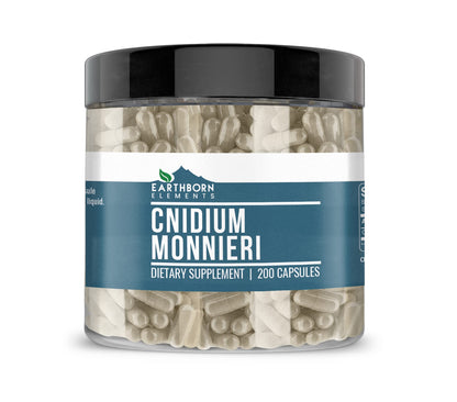 Earthborn Elements Cnidium Monnieri 200 Capsules – Pure & Undiluted, No Additives