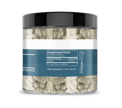 Earthborn Elements Collagen Peptides 200 Caps - Pure & Undiluted