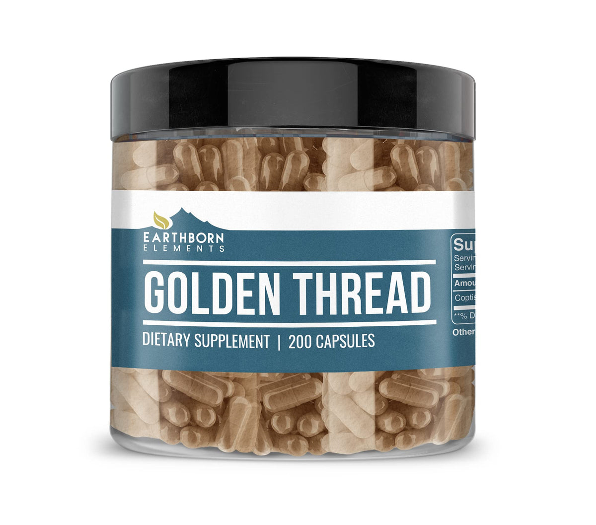 Earthborn Elements Golden Thread Capsules – 200 Count, Pure & Undiluted BritishVita | Premium UK Vitamins & Wellness Supplements