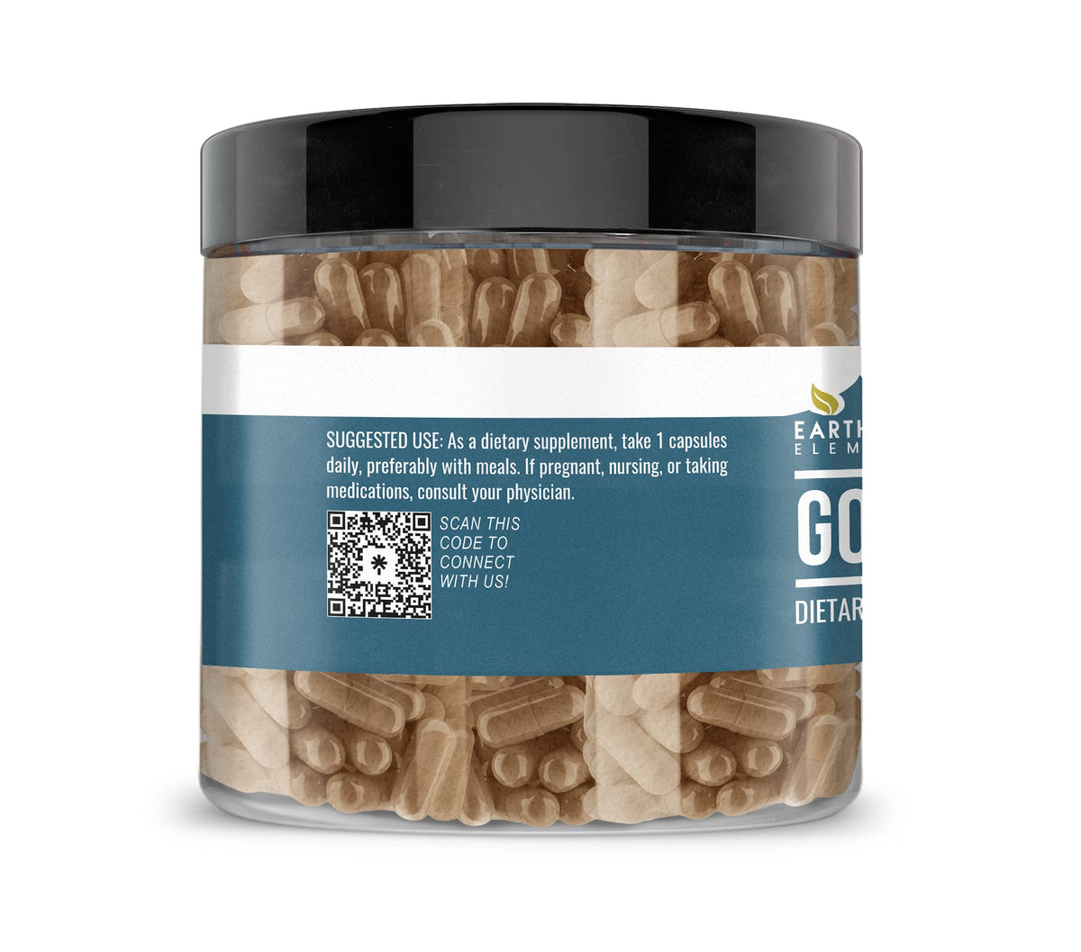 Earthborn Elements Golden Thread Capsules – 200 Count, Pure & Undiluted BritishVita | Premium UK Vitamins & Wellness Supplements