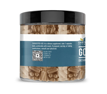 Earthborn Elements Golden Thread Capsules – 200 Count, Pure & Undiluted BritishVita | Premium UK Vitamins & Wellness Supplements