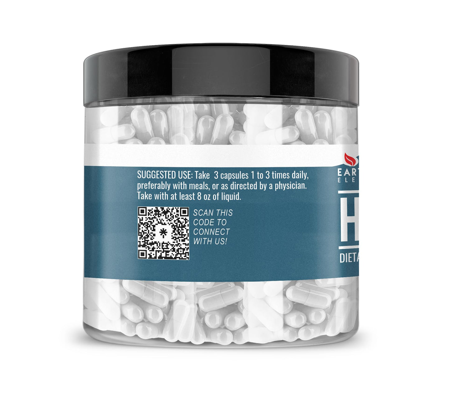 Earthborn Elements HMB Powder 200 Capsules – Pure & Additive-Free