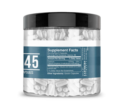 Earthborn Elements HMB Powder 200 Capsules – Pure & Additive-Free