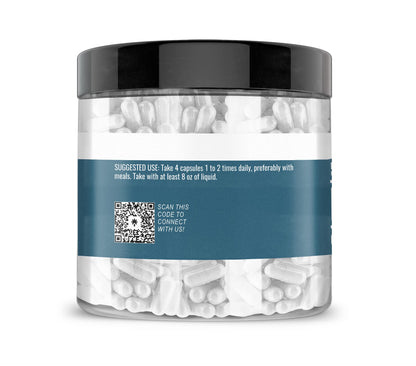 Earthborn Elements L-Leucine 200 Capsules – Pure, Undiluted, No Additives
