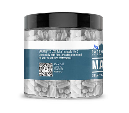 Earthborn Elements Malic Acid 200 Capsules - Pure & Undiluted