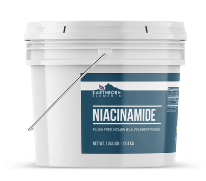 Earthborn Elements Niacinamide 1 Gallon – Flush Free Vitamin B3 Powder