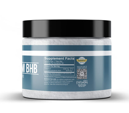Earthborn Elements Potassium D-Beta-Hydroxybutyrate 8 oz | Potassium BHB, Always Pure