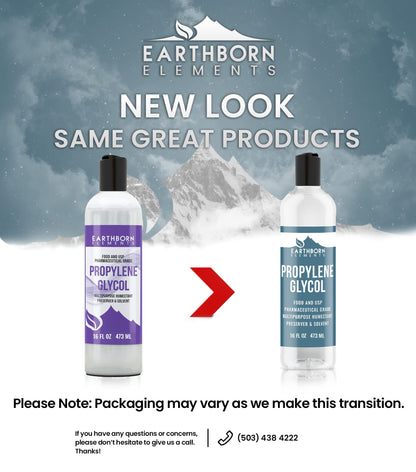 Earthborn Elements Propylene Glycol 16 oz – Pure & Undiluted, No Additives