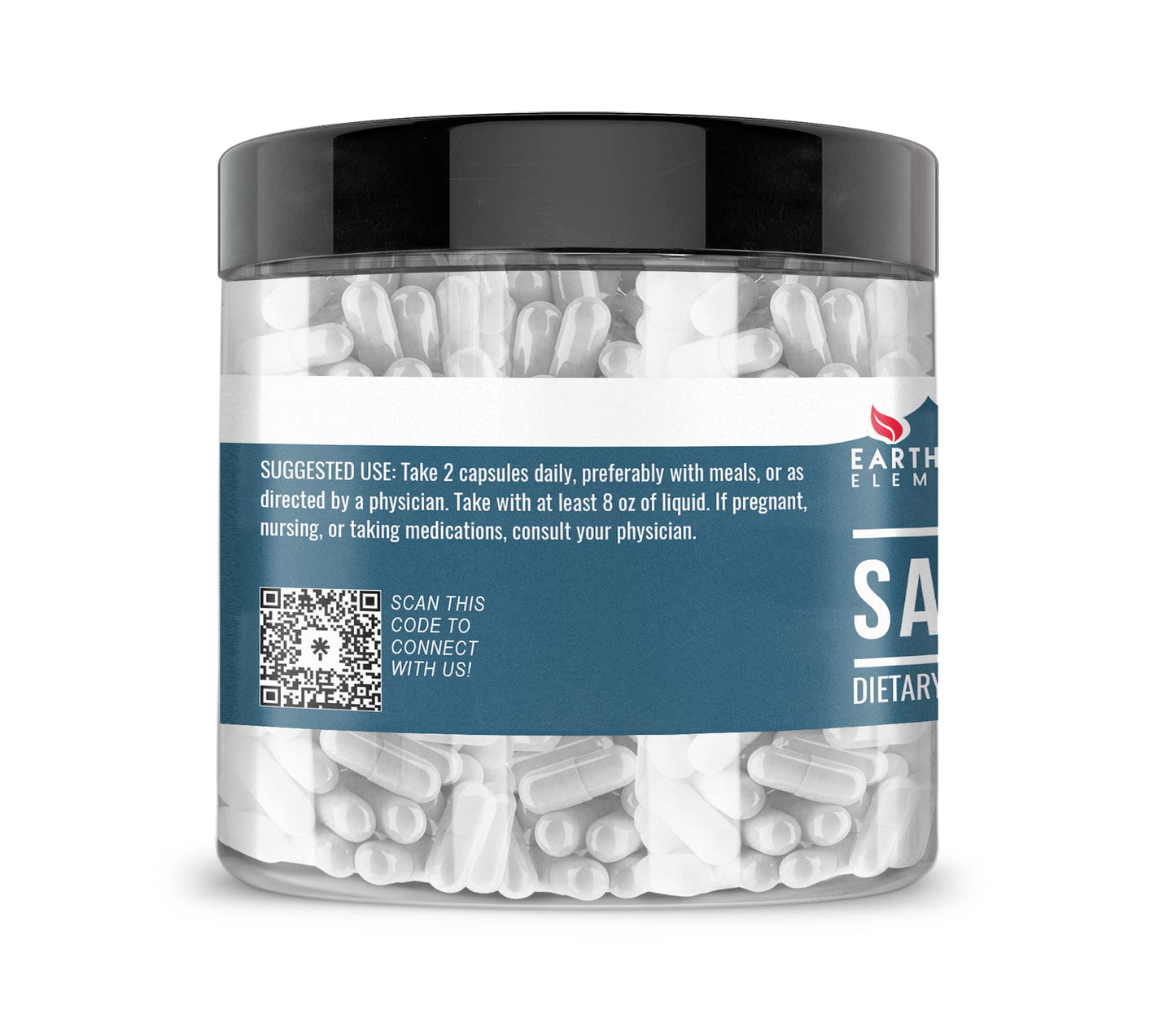 Earthborn Elements Saw Palmetto 200 Capsules | Pure & Undiluted, No Additives