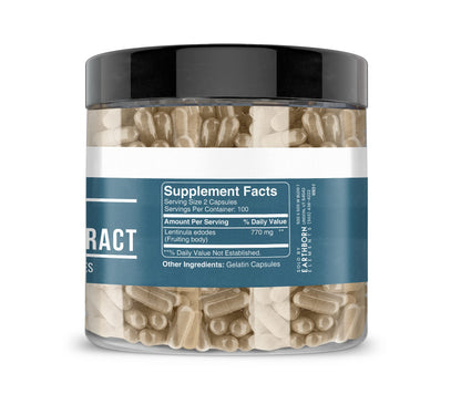 Earthborn Elements Shiitake Mushroom Extract - 200 Capsules | Pure & Undiluted