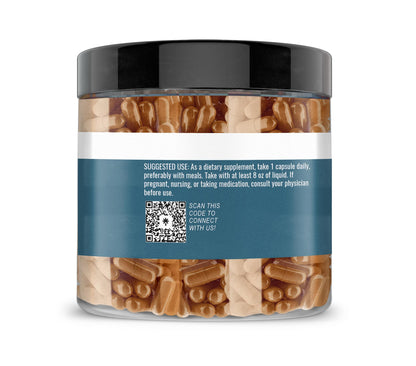 Earthborn Elements Slippery Elm 200 Capsules – Pure & Undiluted, No Additives