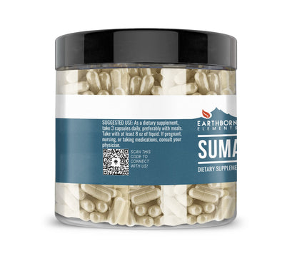 Earthborn Elements Suma Root Capsules – 200 Count, Pure & Undiluted