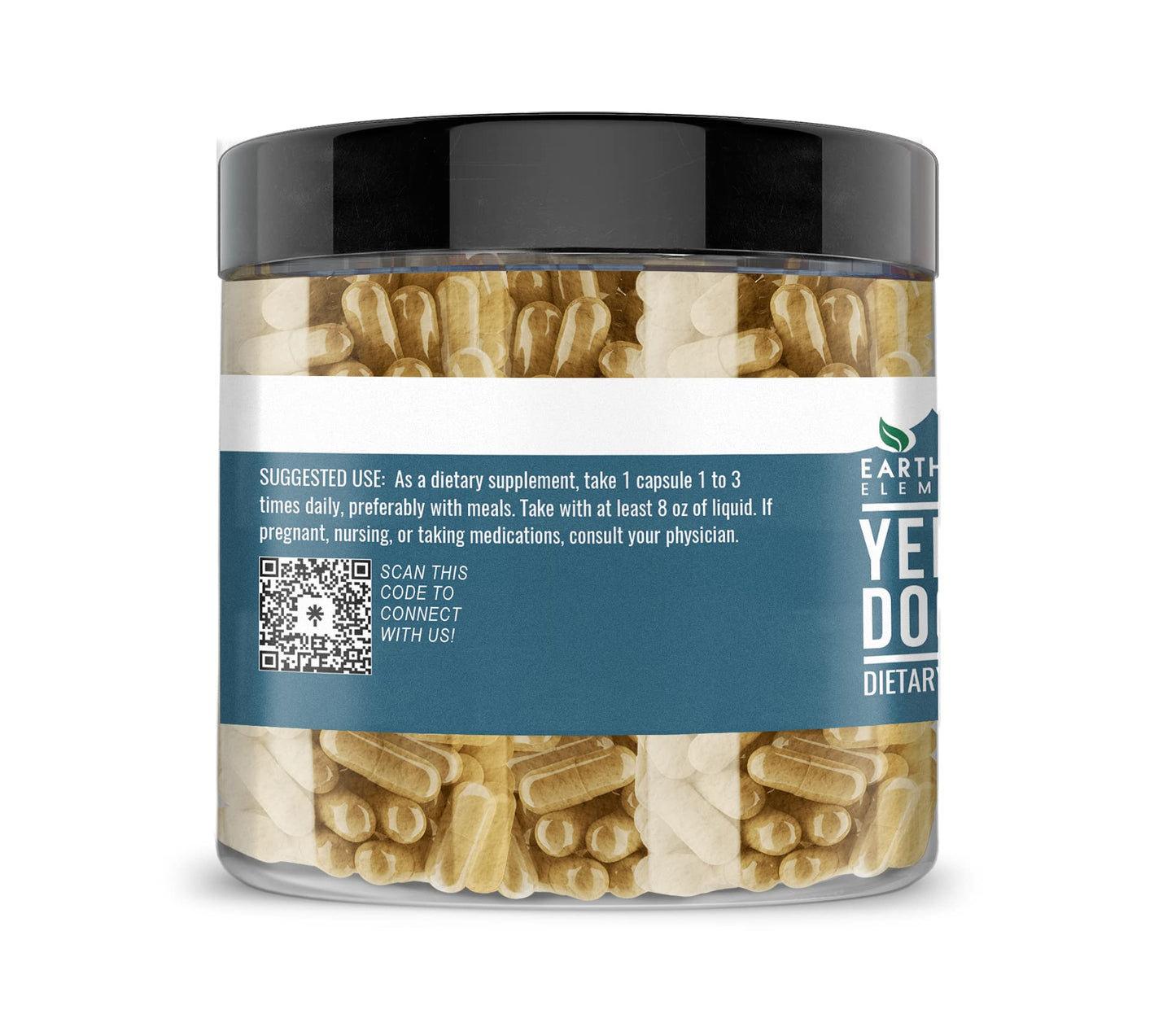 Earthborn Elements Yellow Dock Root 200 Capsules | Pure & Undiluted, No Additives