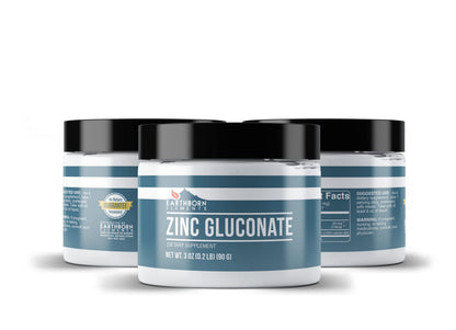 Earthborn Elements Zinc Gluconate 3 oz – Always Pure, No Fillers or Additives