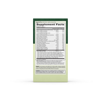 EarthFirst Organic Women's Multi Vitamin - 19 Vitamins from Herbs & Superfoods - 30 Count