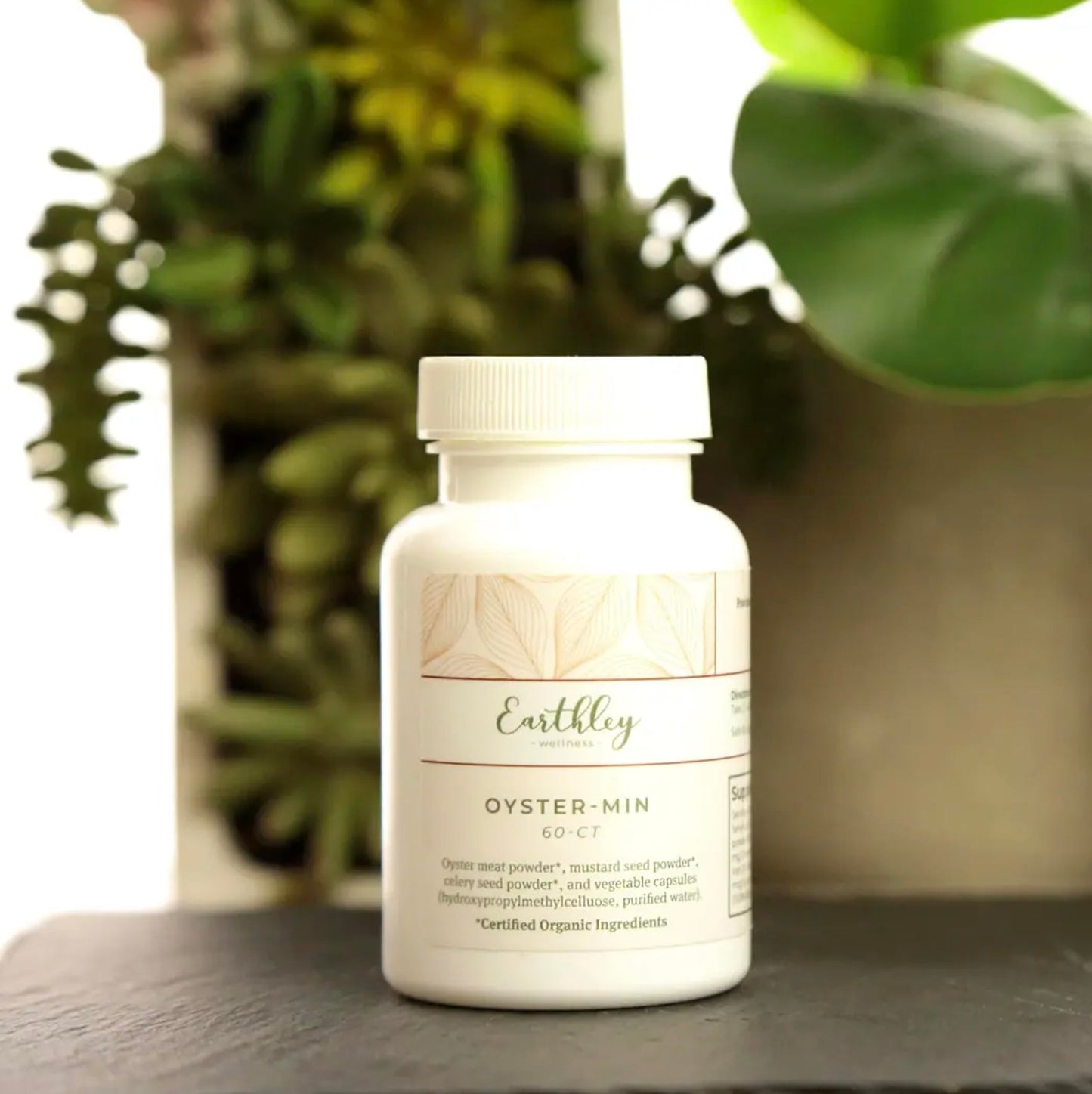 Earthley Oyster-Min Capsules – Natural Zinc & Mineral Supplement for Energy