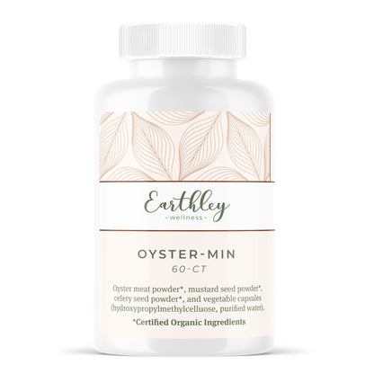 Earthley Oyster-Min Capsules – Natural Zinc & Mineral Supplement for Energy