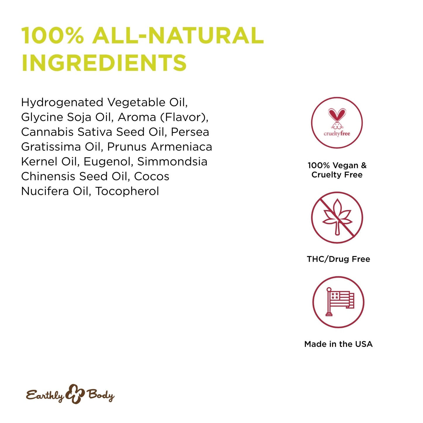 Earthly Body Edible Massage Candle – Chocolate, 4 oz | 3-in-1 Candle, Oil & Moisturizer