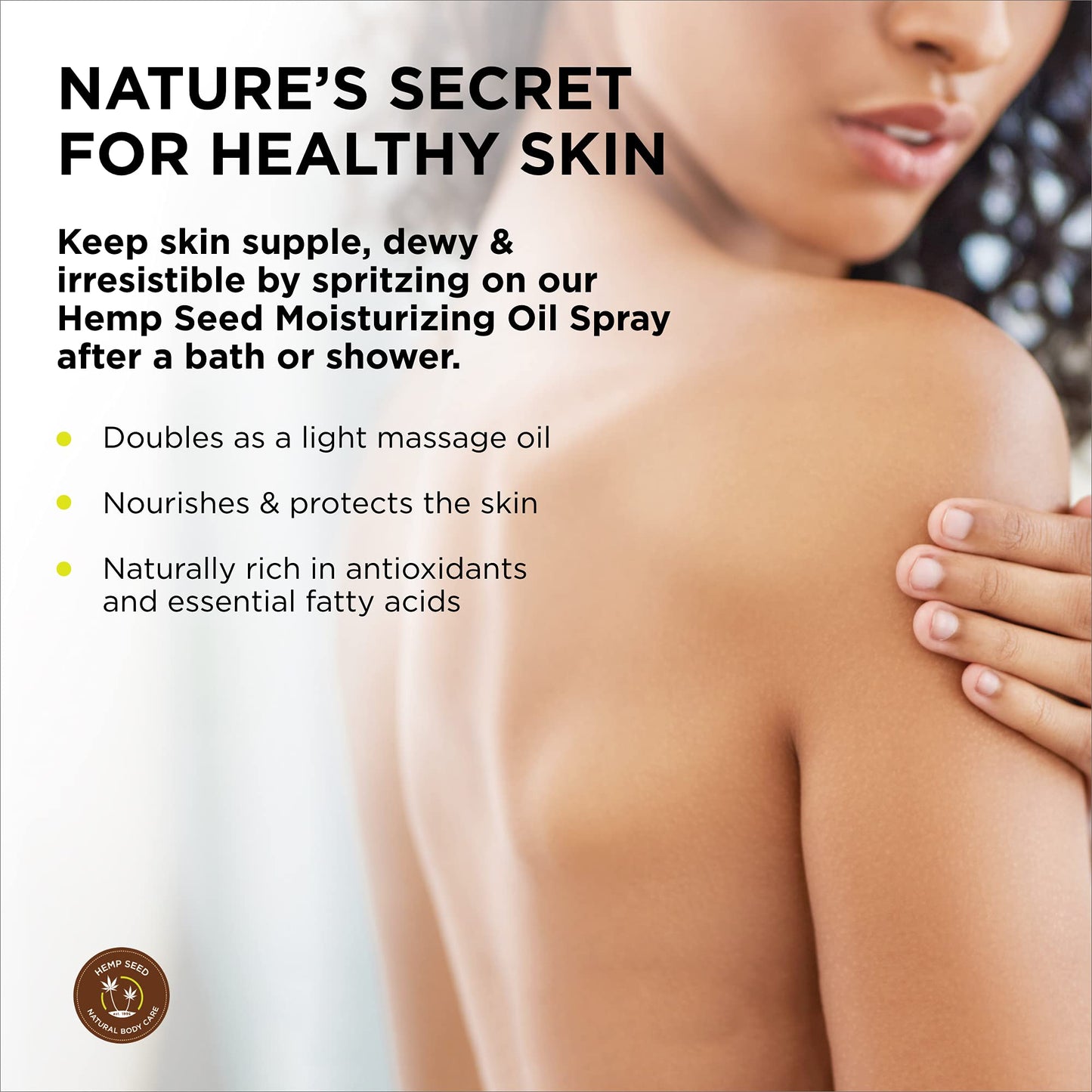 Earthly Body Naked in The Woods Glow Massage Oil Spray - 8 oz