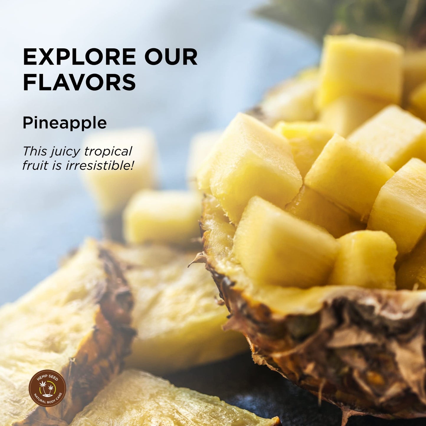 Earthly Body Tasty Travel Collection Pineapple – Waterslide Moisturizer, Edible Massage Oil, Balm & Candle